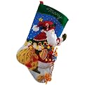 Bucilla Santa Says Hello Stocking Kit [Warning: Choking hazard small parts]