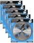 Shark Pro-series (5 Pack) 10 inch 40 Teeth Carbide 5/8" arbor hole Thin Kerf ATB Table Saw Blade "Ship FREE buy $50+"