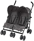 51nuuoWRCpL. SL160  Mia Moda Facile Double Twin Umbrella Stroller