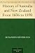 History of Australia and New Zealand From 1606 to 1890