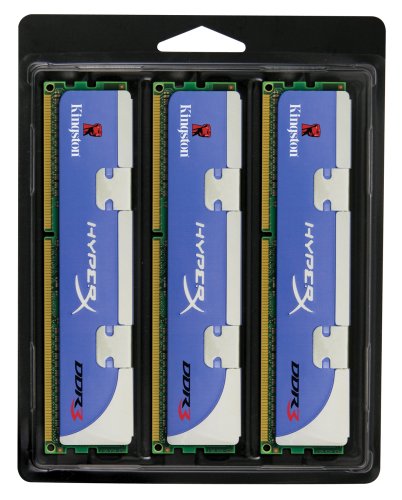 HyperX KHX14400D3K3/3GXR 3GB 1800MHz DDR3 Non-ECC CL9 (9-9-9) DIMM Kit of 3 Intel XMP Retail