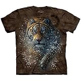 The Mountain Tiger Splash - Jungle Lovers Tie-Dyed T-Shirt