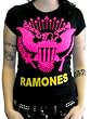 Mosquitohead Womens/Juniors 'RAMONES EAGLE LOGO' FRONT PRINT T-SHIRT