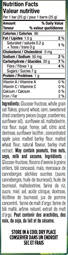 LOW in FAT - Swissli Cranberry Muesli Cereal Bars - 6 Count (3 Pack)