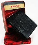 Levis - Portefeuille cuir noir en coffret