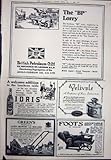 1923 ADVERTISEMENT B.P OIL IDRIS SQUASH LAWN MOWERS