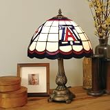 Arizona Wildcats Desk Lamp - Tiffany Style NCAA College Athletics Fan Shop Sports Team Merchandise