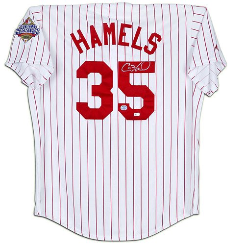 Mounted Memories Philadelphia Phillies Cole Hamels Autographed Replica Jersey