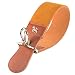 Grandslam Leather Strop for Straight Razor Sharpening and Smooth - Professional Straight Razor Knife Cowhide Dual Strop Yellow