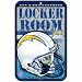 NFL San Diego Chargers 11-by-17-Inch Locker Room Sign