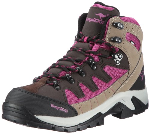 KangaROOS Epic 31406, Scarponcini da trekking ed escursionismo unisex adulto, Beige (Beige (sand/chocolate/pinkyboo 136)), 41