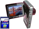 SVP HDDV-3000 12MP Max. 6-in-1 Multi-Functional Camcorder with Rare Huge Flip LCD! (16GB SDHC Card Included)