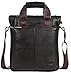 Men's Luxury Soft Leather Cowhide Tote Classic Briefcase Shoulder Messenger Cross Body Top-handle Satchel Case