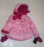 Zero Xposur Toddler Girl's Winter Coat with Scarve & Gloves - Size: Small-4