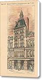 IMAGE OF Pavilion of the Grand Hotel for the Sharon Estate. San Francisco California 1891 Canvas Print / C...
