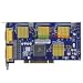 MPEG4 8 Channel PTZ 240fps H.264 Format DVR Boards Card TE-AV8000E