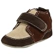Robeez Soft Soles Classic Boot Hook-And-Loop Slip On (Infant/Toddler),Dark Brown Suede,3-6 Months (2 M US Infant)