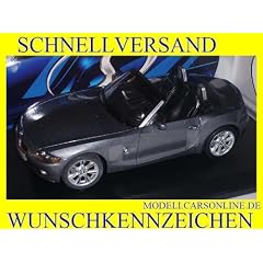 BMW Z4 Z 4 GRAU OFFEN CABRIO SPECIAL EDITION 31654 1/18 MAISTO MODELLAUTO MODELL AUTO