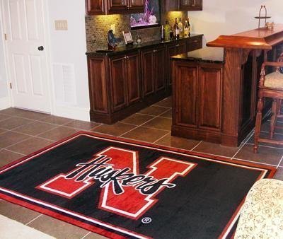 Nebraska Cornhuskers 5'x8' Rug 5X8 Floor Mat Rug