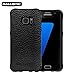 Galaxy S7 Edge Case, Ballistic [Urbanite Elite] Ultra Slim Lightweight 6FT+ High Impact Drop Protection Case for Samsung Galaxy S7 Edge (2016) (Real Leather Black)