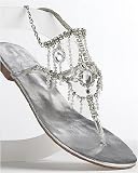 Rhinestone-trim sandals