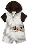 Little Me Dog Romper, Brown, 18 Months