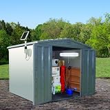 Gamasonic GS-16L Light My Shed 2 Solar Powered Rechargeable LED Shed Light, White Blub