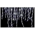 Snow White Indoor/ Outdoor Christmas 240 LED Snowing Icicle Lights, White