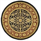 Safavieh Lyndhurst LNH212G Black Rug 8' Round