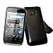 Suncase - Funda de cuero con pesta�a para Huawei U8650 Sonic, color negro