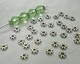 200 pcs Tibetan Silver Daisy Spacer Metal Beads 4mm