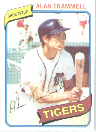 1980 Topps # 232 Alan Trammell Detroit Tigers Baseball Card