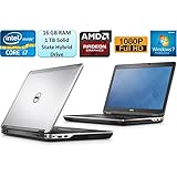 Dell Latitude E6440 Business Laptop 14 Inch Full HD 1080p i7-4610M 16GB RAM 1TB Solid State Hybrid Drive SSHD AMD Radeon HD 8690M Graphics 2GB GDDR5 DVDRW Webcam Windows 7 Professional 3 Yr Warranty
