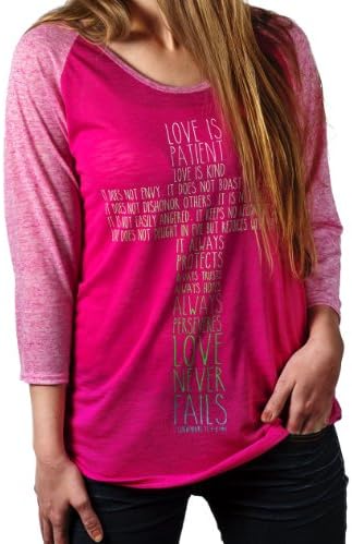 NOTW Love Is Cross Slub Raglan T-shirt-large