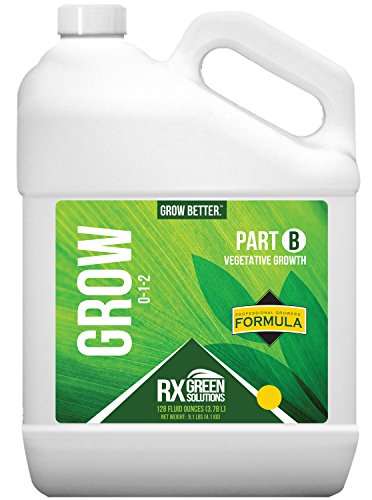 Rx Green Solutions Part B Grow Vegetative Growth, 128-Ounce