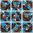 B Dazzle Bald Eagles Scramble Squares 9 Piece Puzzle