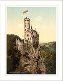 Lichtenstein Castle Wurtemburg Germany, c. 1890s, S-UNF