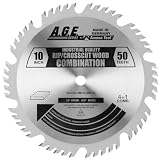 Buy A.G.E. Series by Amana Tool MD10-500 Combination 10-Inch Diameter by 50-Teeth by 5... by A.G.E. Series by Amana Tool