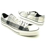 CONVERSE CT Plaid Ox Lace-Ups Shoes Black Mens