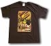 Make Muzik Not War Guitar Lenin Statue Men's Tee Shirt Size Large