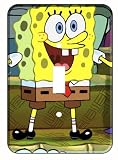 Spongebob Shocked Single toggle Light Switchplate