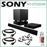 Sony HT-CT550W 3D Sound Bar Home Theater System with Wireless Subwoofer + Accessory Kit