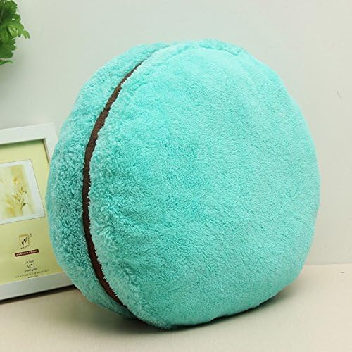 Frech Macaron Plush Round Cake Soft Toy / Blue