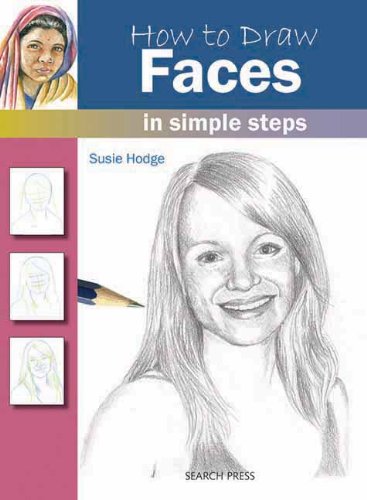 how to draw faces in simple steps