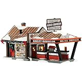 Department 56 Original Snow Village Harley Big Tin Drive-In Light House, 5.12"