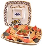 LSU Gameday Chip and Dip Serving Tray - NCAA