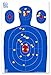 Big Dawg Targets 10 Pack - 12 X 18 Inch Blue Silhouette Reactive Splatter Target