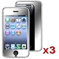 3x Mirror Screen Protector Film Cover For iPhone 3G 3GS