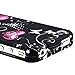Insten Heart with Butterfly Snap-On Case for Apple iPhone 4/4S - Retail Packaging - Multi