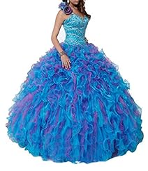 Lace  One Shoulder  Ball Gown Quinceanera Dress 